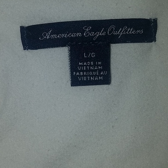 American Eagle LG white/ivory blouse - Picture 3 of 5